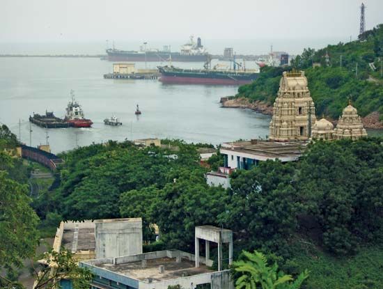 Visakhapatnam harbor