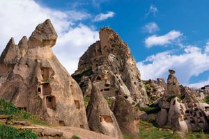 cave dwellings in Cappadocia