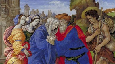 Lippi, Filippino: The Meeting of Joachim and Anne Outside the Golden Gate of Jerusalem