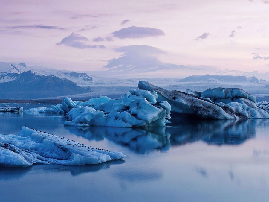 Iceland, Glacier lagoon (Jokulsarlon)