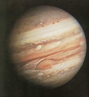 photo of Jupiter taken by Voyager 1