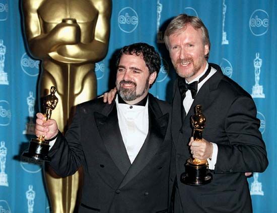 Jon Landau and James Cameron