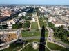 See the spectacular Mall as viewed from the top of the Washington Monument