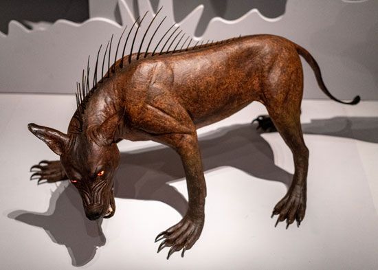 model of a chupacabra