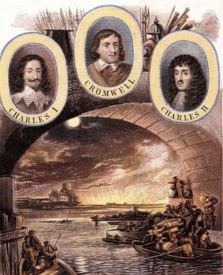 London residents escaping from the Great Fire of London in 1666 by way of the Thames.