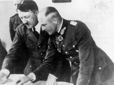 Adolf Hitler and Alfred Jodl