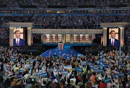 Barack Obama at the 2008 Democratic National Convention