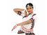 Odissi Indian classical female dancer on white background. (Indian dancer; classical dancer; Indian dance)