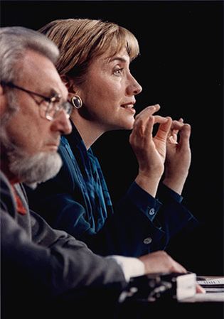 Hillary Clinton and C. Everett Koop