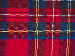 Royal Stuart (Stewart) tartan.