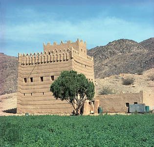 mud dwelling, Najrān, Saudi Arabia