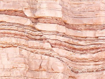 fault in a sandstone deposit