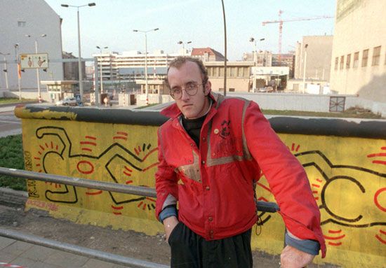 Keith Haring: Berlin Wall mural