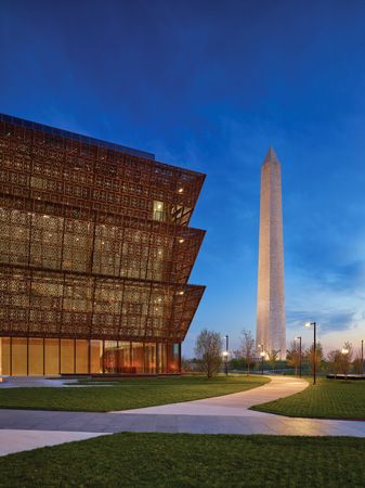 Washington, D.C.: National Museum of African American History and Culture; Washington Monument