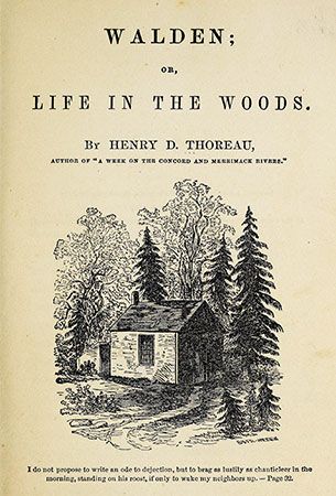 Henry David Thoreau: Walden Pond cabin