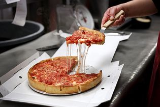 Chicago-style pizza