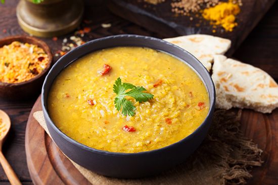 Dal, an Indian lentil dish