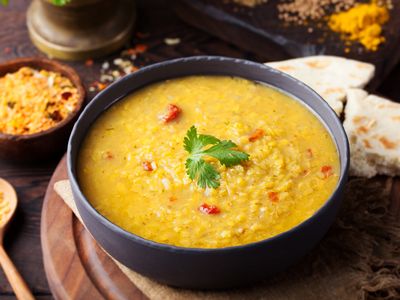 Dal, an Indian lentil dish