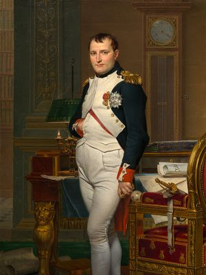 Jacques-Louis David: The Emperor Napoleon in His Study at the Tuileries