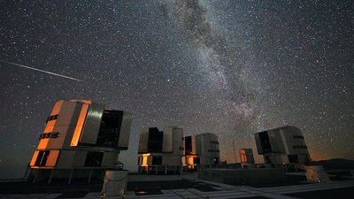 Every year in mid-August the Perseid meteor shower has its peak. Meteors, colloquially known as "shooting stars", are caused by pieces of cosmic debris entering Earth's atmosphere at high velocity.