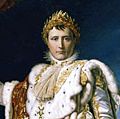 Napoleon Bonaparte. Napoleon in Coronation Robes or Napoleon I Emperor of France, 1804 by Baron Francois Gerard or Baron Francois-Pascal-Simon Gerard, from the Musee National, Chateau de Versailles.