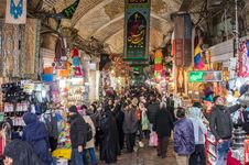 The Grand Bazaar in Tehrān.