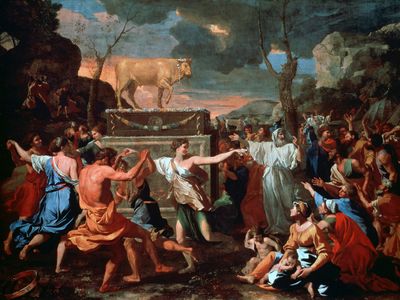 Nicolas Poussin: Adoration of the Golden Calf