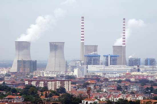 Tianwan nuclear power plant, Lianyungang, Jiangsu province, China