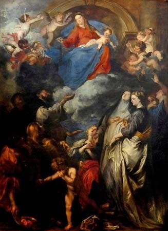 Anthony van Dyck: Madonna of the Rosary