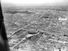 Aerial view of Asakusa, Tokyo heavily damaged by the World War II March 1945 US fire bombing raids of Tokyo.Tokyo famous for the Senso-ji a Buddhist temple that survived the air raids. Allied firebombing of Tokyo 1945. Fire bomb Tokyo. WWII, World War II