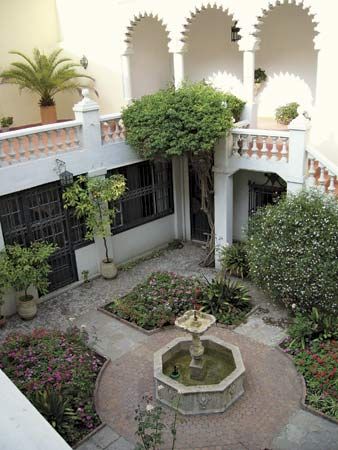 Tangier: garden of the former American Legation