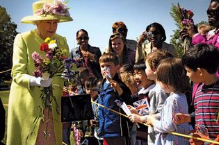 Elizabeth II at NASA's Goddard Space Flight Center