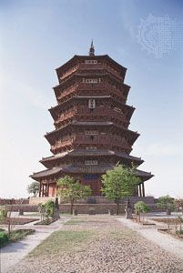 Fogong Temple: timber pagoda