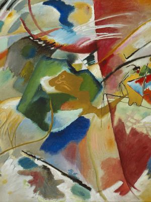 Wassily Kandinsky: Painting with Green Center