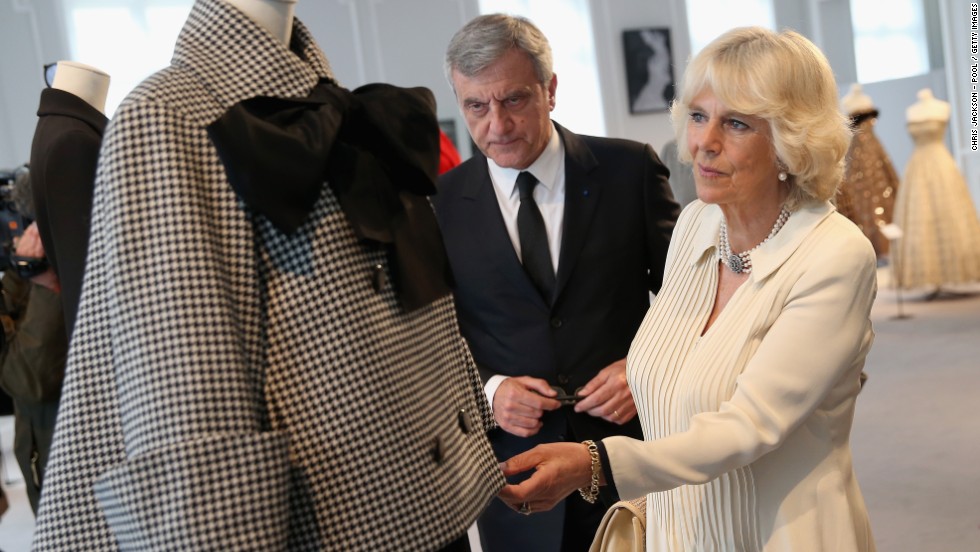 Camilla visits the headquarters of luxury fashion brand Christian Dior. A Clarence House spokeswoman said the duchess was &quot;delighted to accept as she was keen to highlight the wonderful skill and craftsmanship involved in this renowned french fashion house.&quot;