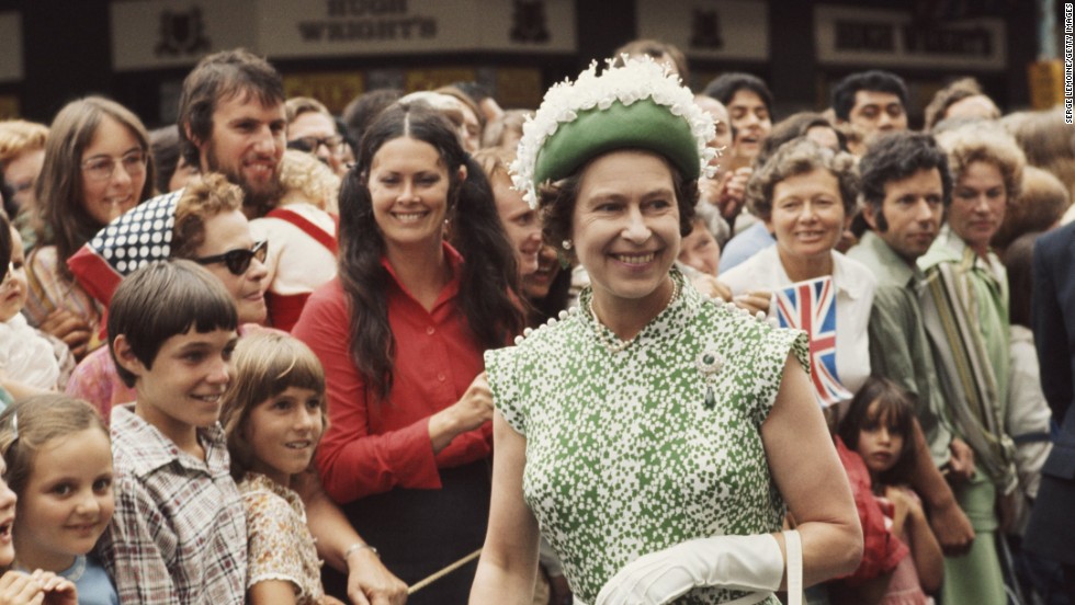 Queen Elizabeth II was warmly greeted by crowds during her Royal Tour of New Zealand in 1977, the year she celebrated her Silver Jubilee.