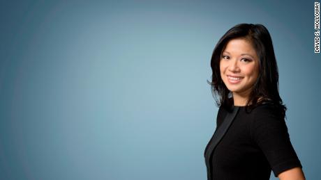 20140804  NEW YORK - AUG 4: Susie Xu, executive producer of CNN&#39;s Erin Burnett Outfront photographed at CNN studios in New York, New York on August 4, 2014. (photo by David S. Holloway/ CNN)  