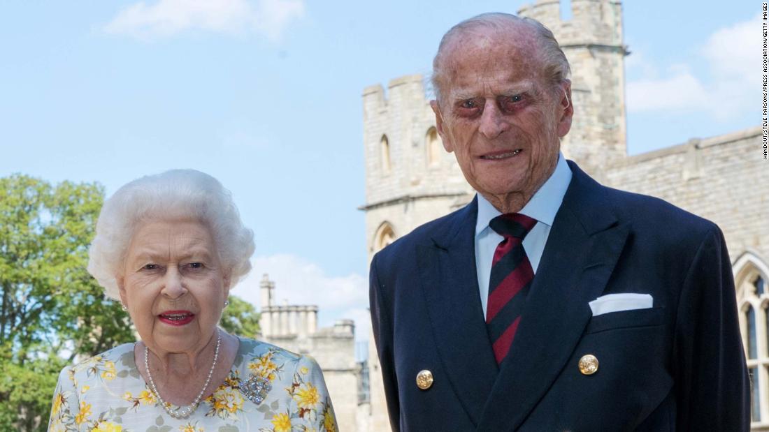 The Queen and &lt;a href=&quot;http://www.cnn.com/2012/06/05/world/gallery/prince-philip/index.html&quot; target=&quot;_blank&quot;&gt;Prince Philip&lt;/a&gt; pose for a photo in June 2020, ahead of Philip&#39;s 99th birthday.