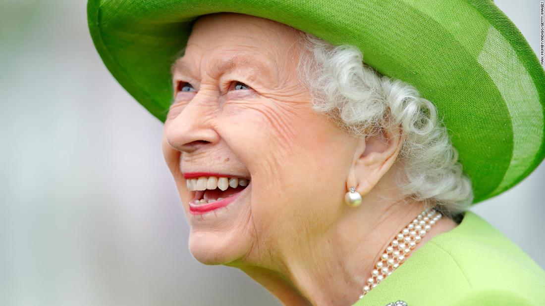 The Queen attends the Royal Windsor Cup polo match and a carriage-driving display by the British Driving Society in July 2021.