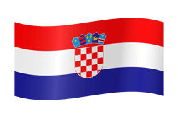 FreeShippingToCroatia flag vector - country flags