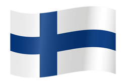 Finland flag vector - country flags