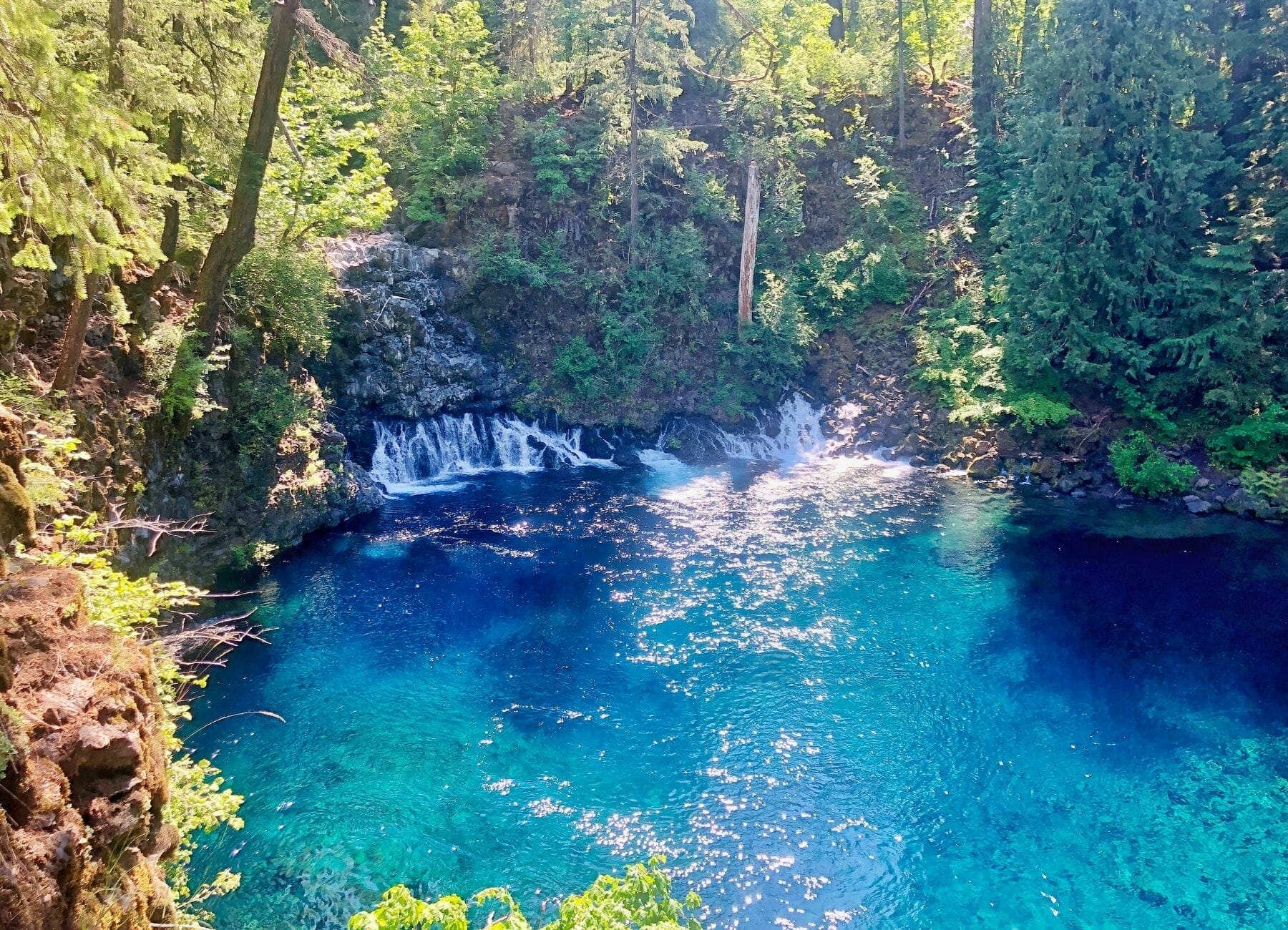 Mckenzie River Blue Pool RV Itinerary West Coast