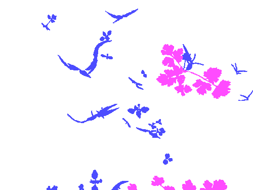 Sample annotation mask from Carrot-Weed