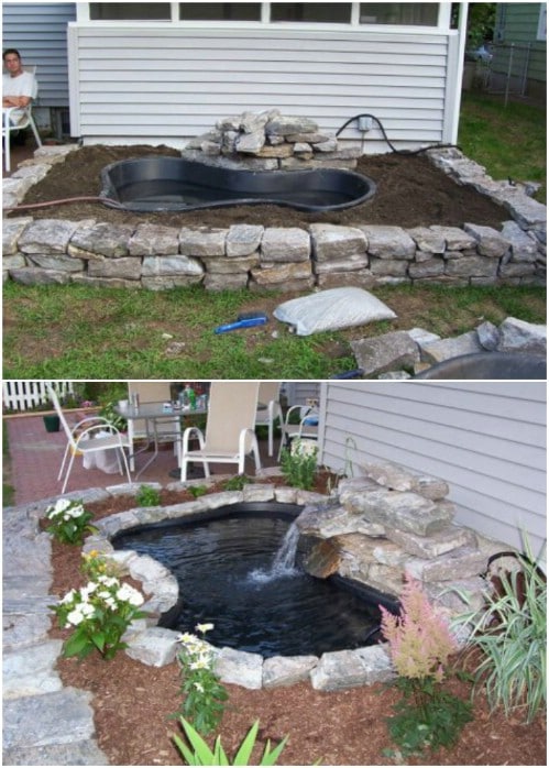 Simple Preformed Garden Pond