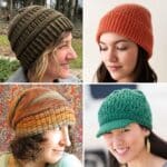 4 Knitted Beanies