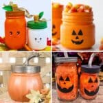 4 Pumpkin Mason Jars Crafts