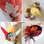 4 DIY Fall Napkin Rings