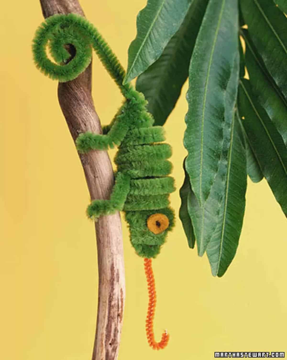 Pipe Cleaner Chameleon Creature