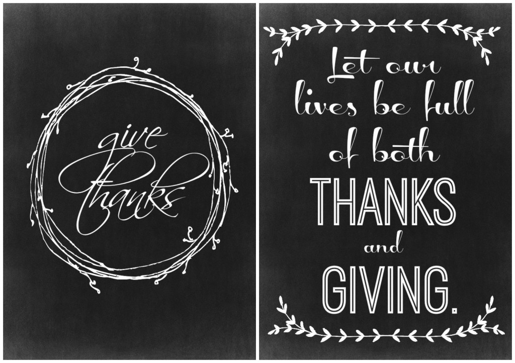 Thanksgiving Printable