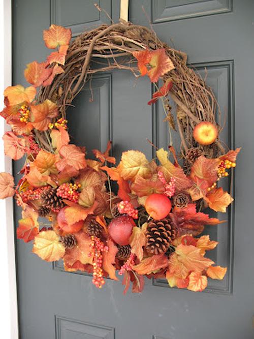 Happy fall wreath